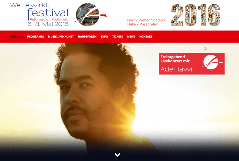 Weite Wirkt Festival _ Reformation. Weltweit. – Screenshot