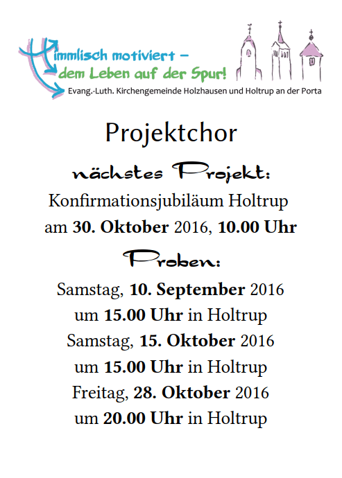 Termine_Projektchor_für_2016-10-30